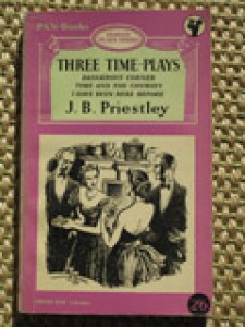  ...currently reading J B Priestly: Three Time Plays - always same idea; the mysterious stranger turns up with ''powers''. You may have heard of the more famous ''An Inspector Calls'' - same author. Same idea. Good clues for our next Murder Mystery...
